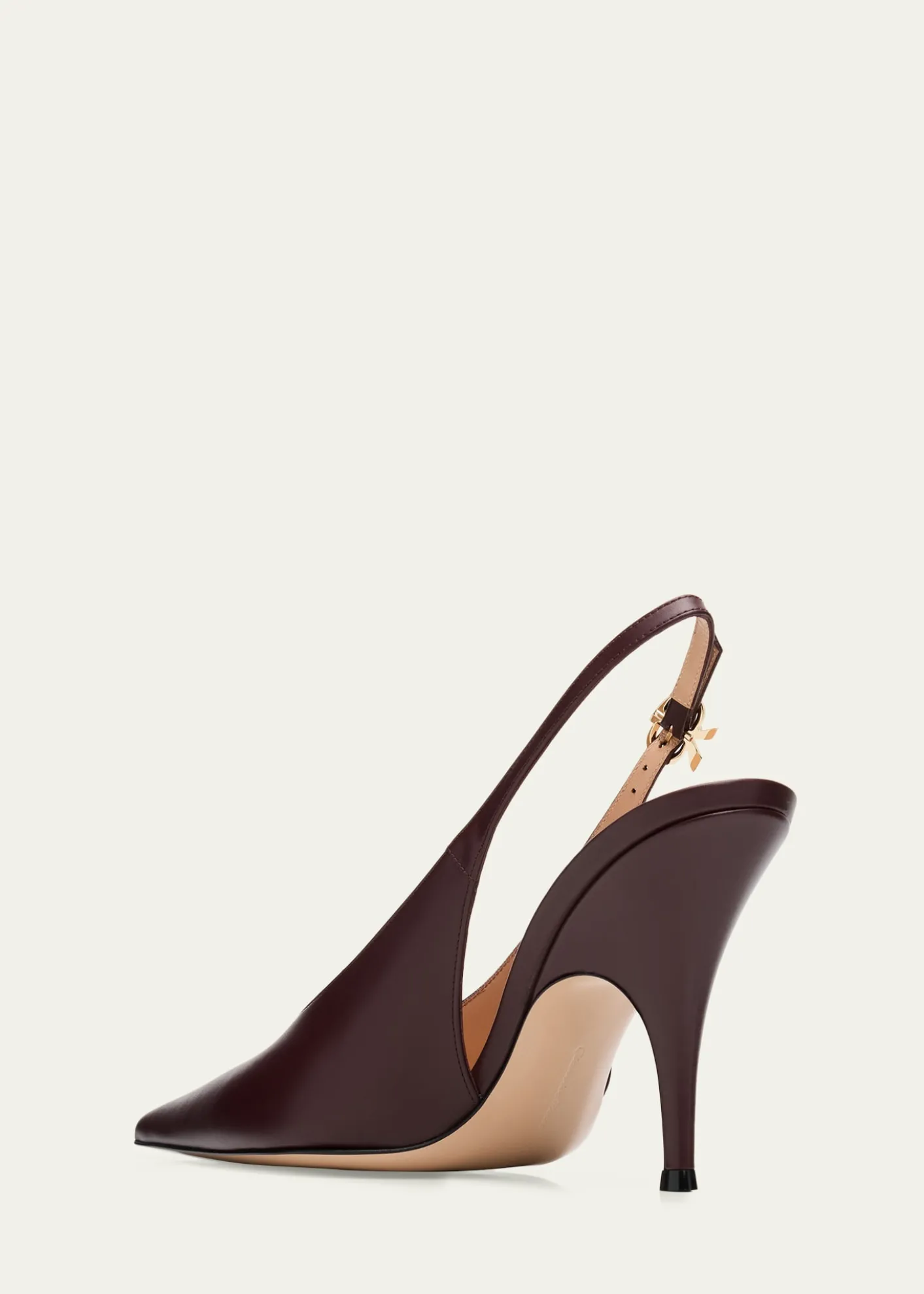 Gianvito Rossi95mm Sofia Leather Slingback Pumps