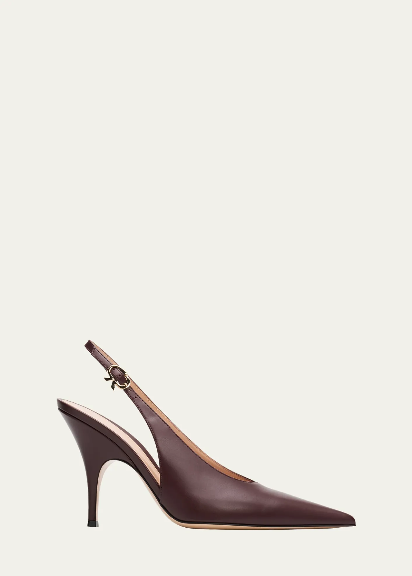 Gianvito Rossi95mm Sofia Leather Slingback Pumps