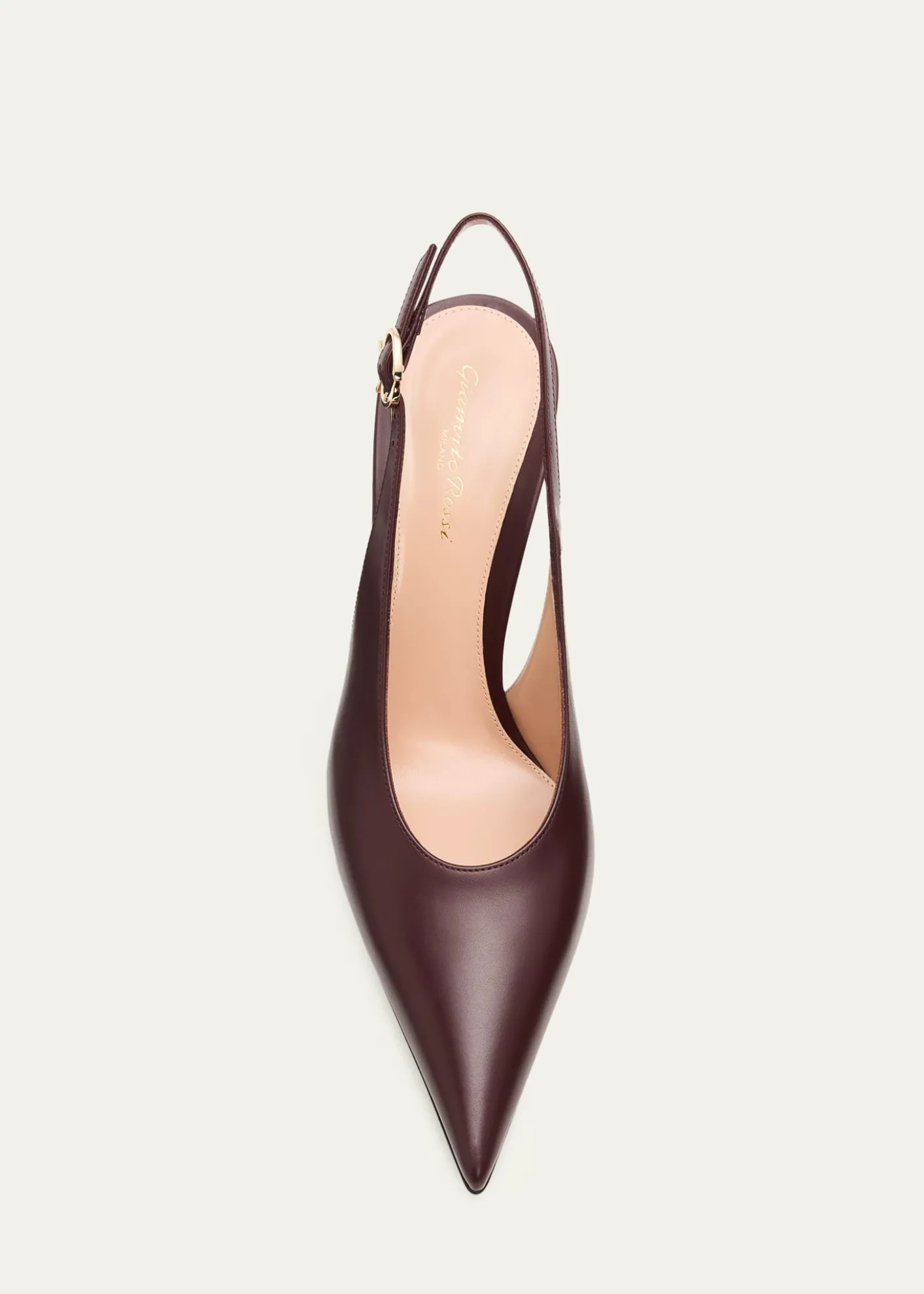 Gianvito Rossi95mm Sofia Leather Slingback Pumps