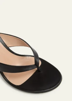 Gianvito Rossi70mm Sofia Leather Thong Sandals