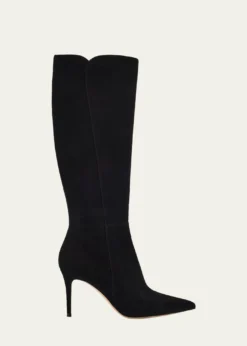 Gianvito Rossi85mm Suede Knee-High Boots