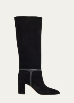 Gianvito Rossi70mm Suede Knee-High Boots