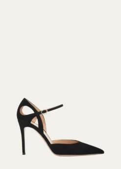 Gianvito Rossi95mm Suede Pointed-Toe Pumps