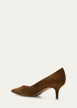 Gianvito Rossi55mm Suede Pointed-Toe Pumps