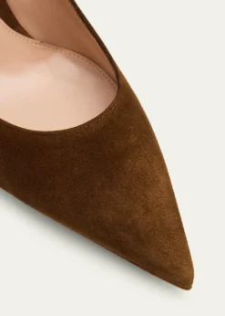 Gianvito Rossi55mm Suede Pointed-Toe Pumps