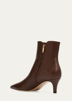 Gianvito Rossi55mm Vitello Leather Ankle Boots
