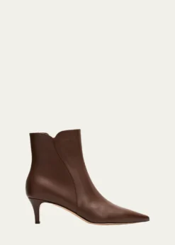Gianvito Rossi55mm Vitello Leather Ankle Boots