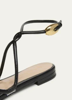 Gianvito RossiNapa Leather Twisted-Strap Sandals