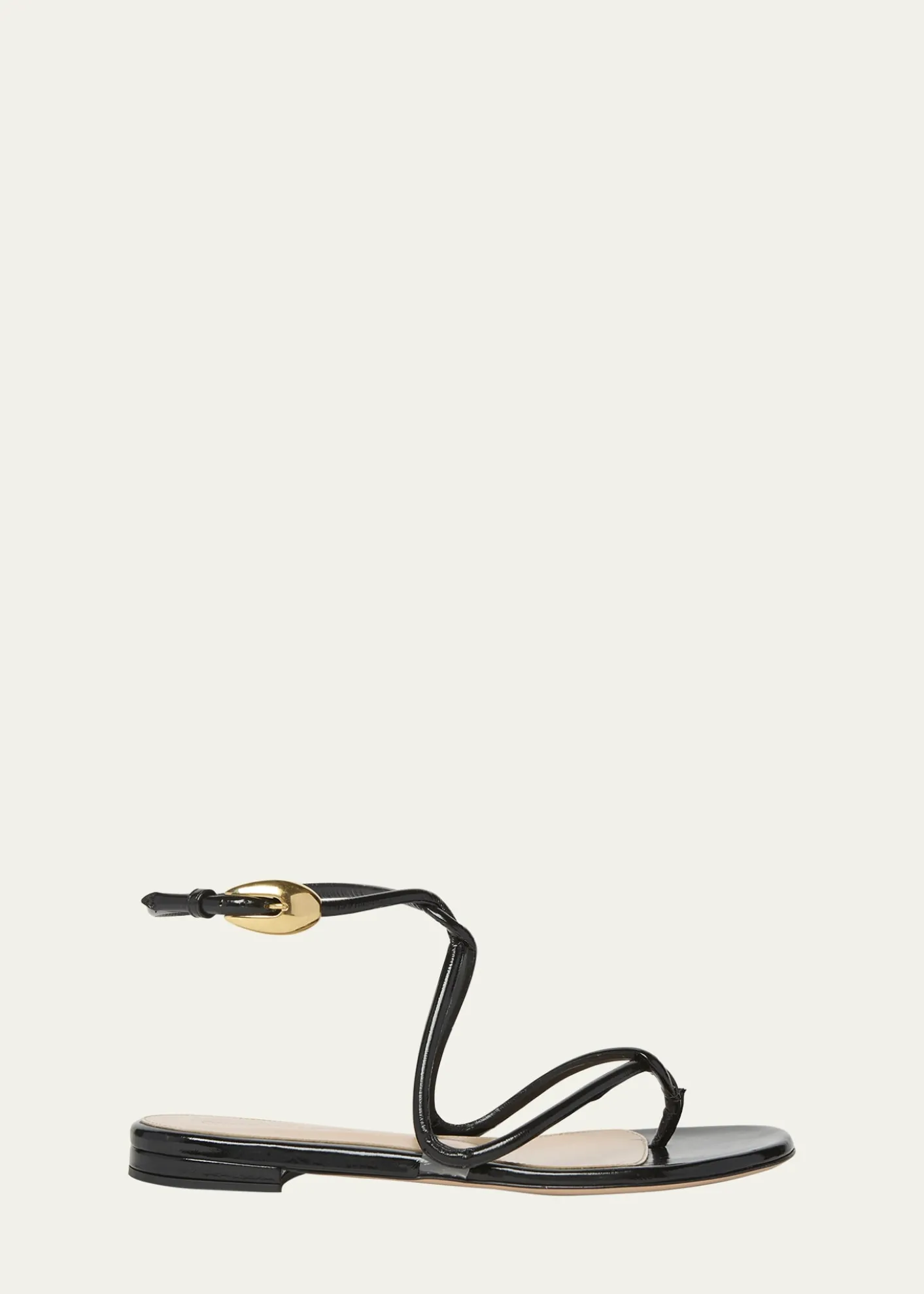 Gianvito RossiNapa Leather Twisted-Strap Sandals
