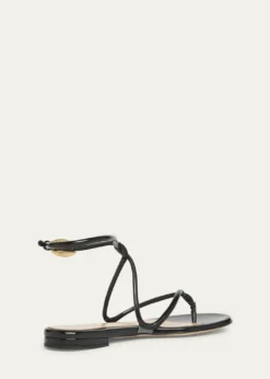 Gianvito RossiNapa Leather Twisted-Strap Sandals