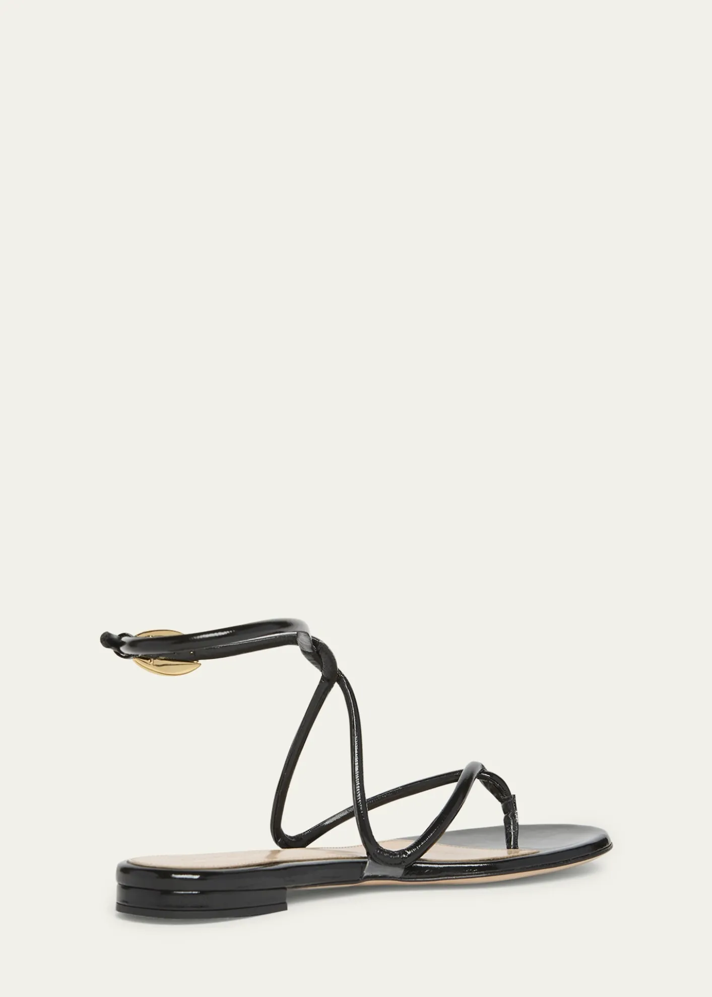 Gianvito RossiNapa Leather Twisted-Strap Sandals