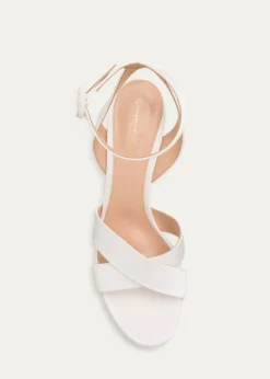Gianvito RossiSabrina Satin Crisscross Ankle-Strap Platform Sandals