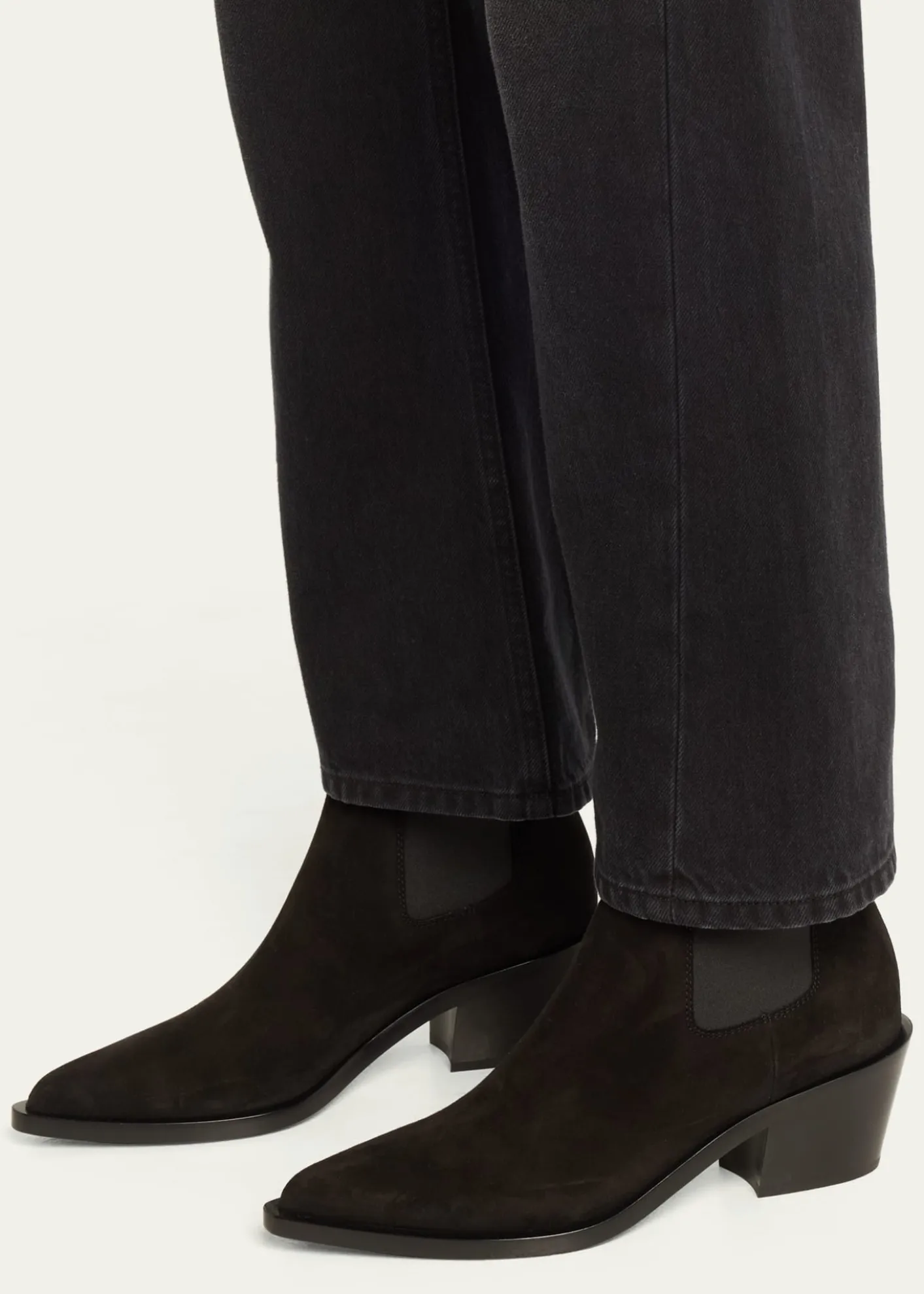 Gianvito RossiWylie Suede Western Chelsea Booties