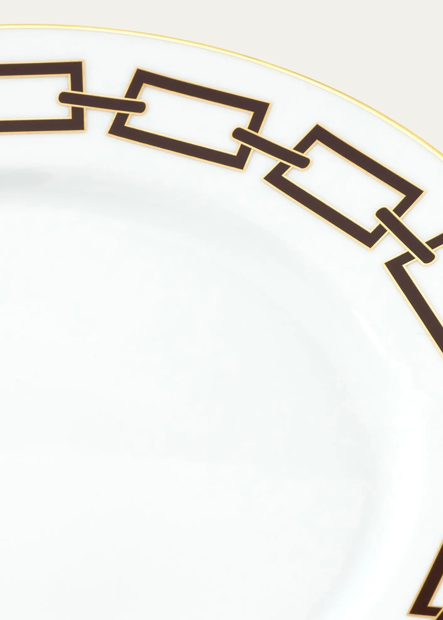 GINORI 1735Catene Ebano Dinner Plate