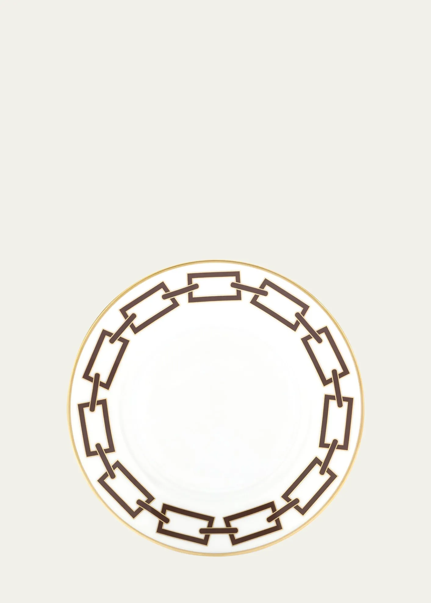 GINORI 1735Catene Ebano Flat Bread Plate