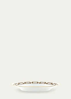 GINORI 1735Catene Ebano Flat Dessert Plate