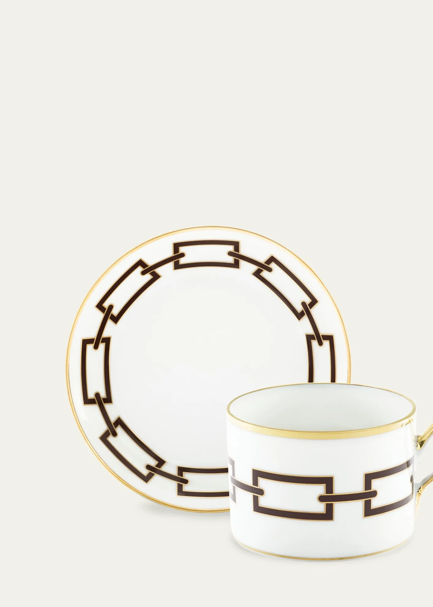 GINORI 1735Catene Ebano Tea Cup, 7.75 oz.