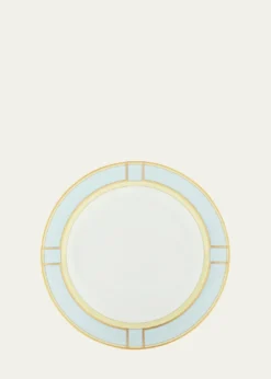 GINORI 1735Diva Colonna Flat Plate, Celeste