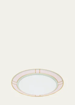 GINORI 1735Diva Colonna Flat Plate, Rosa