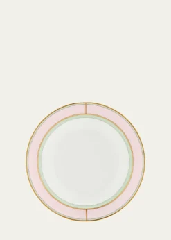 GINORI 1735Diva Colonna Soup Plate, Rosa