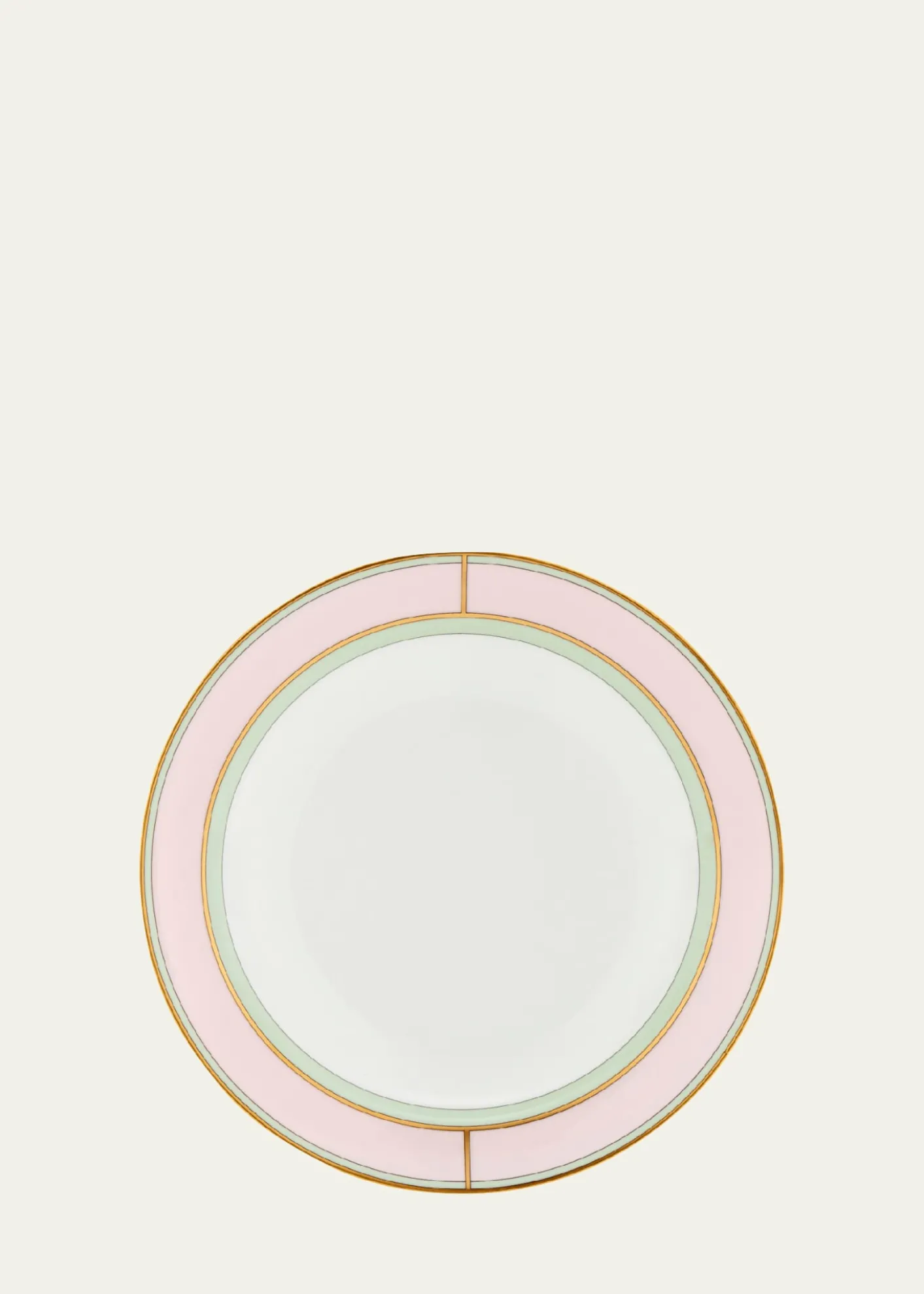 GINORI 1735Diva Colonna Soup Plate, Rosa