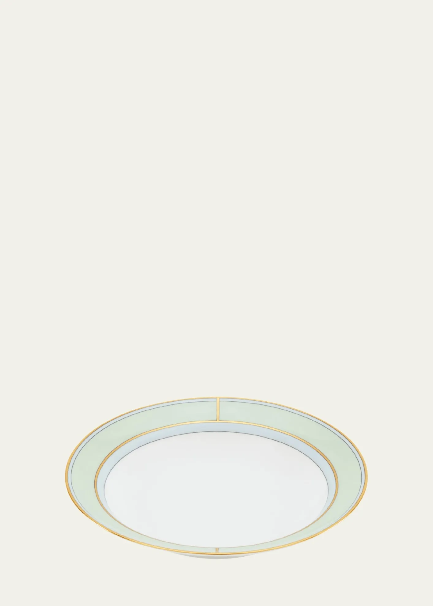GINORI 1735Diva Colonna Soup Plate, Verde