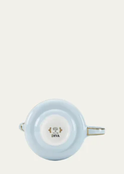 GINORI 1735Diva Colonna Teapot with Cover, Celeste