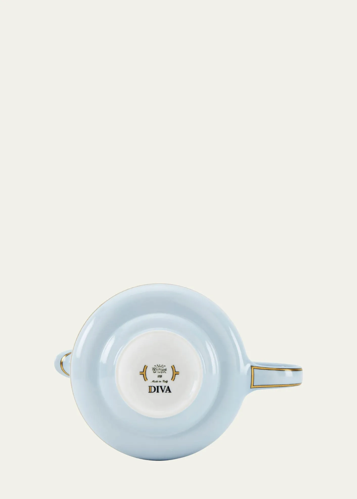 GINORI 1735Diva Colonna Teapot with Cover, Celeste