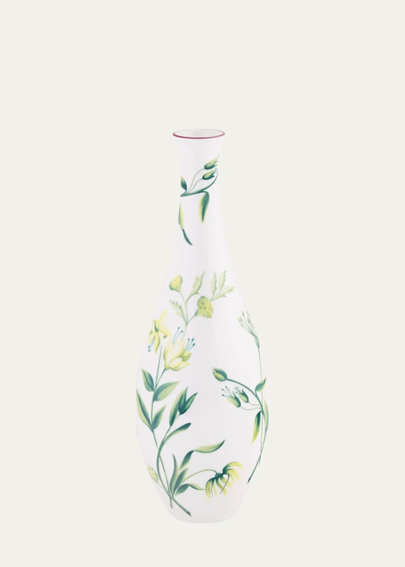 GINORI 1735Florenza Acanto Stilla Vase, 12" Tall