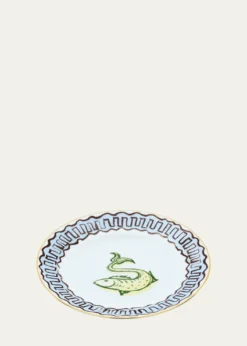 GINORI 1735Il Viaggio di Nettuno Flat Dessert Plate