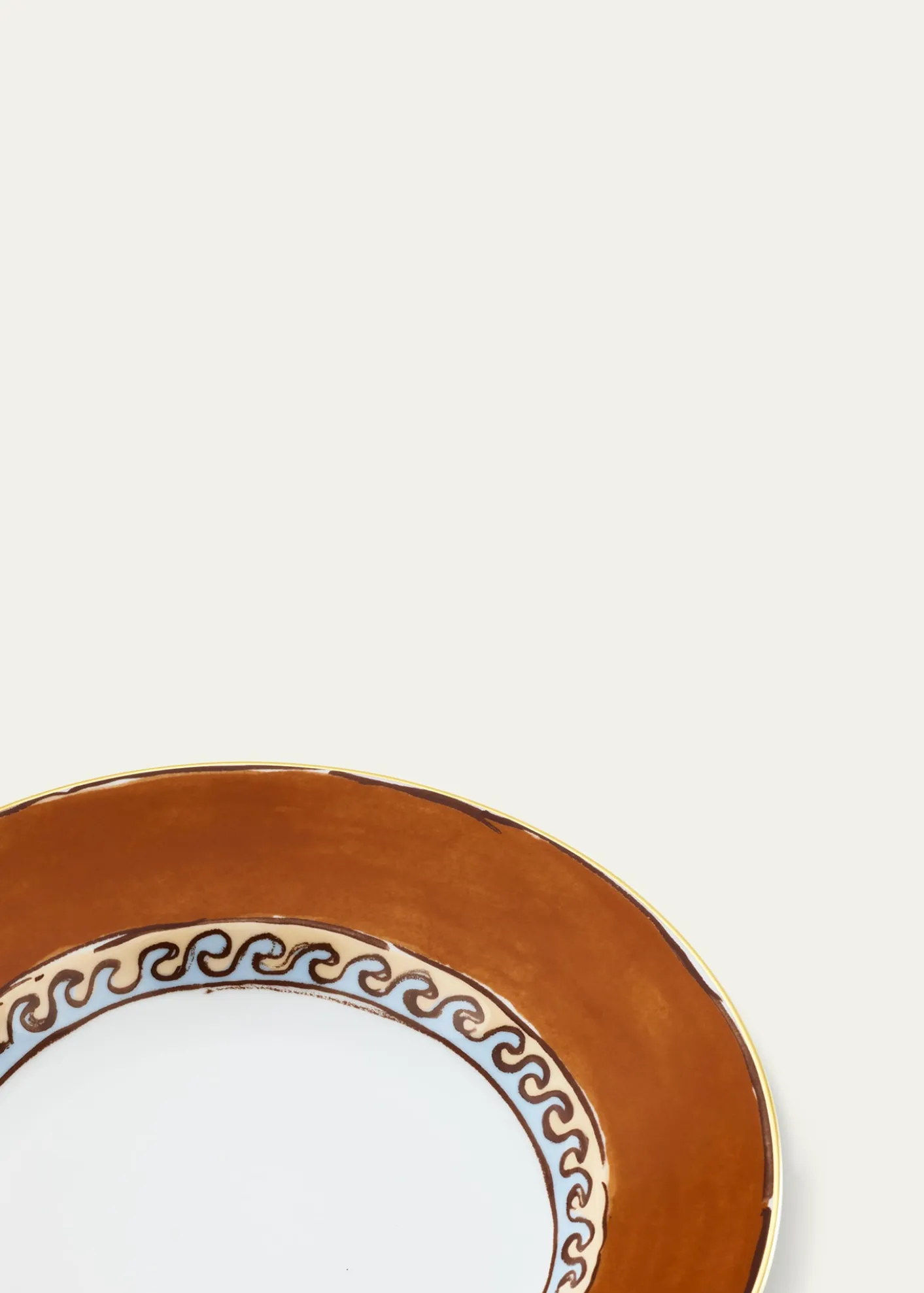 GINORI 1735Il Viaggio di Nettuno Soup Plate