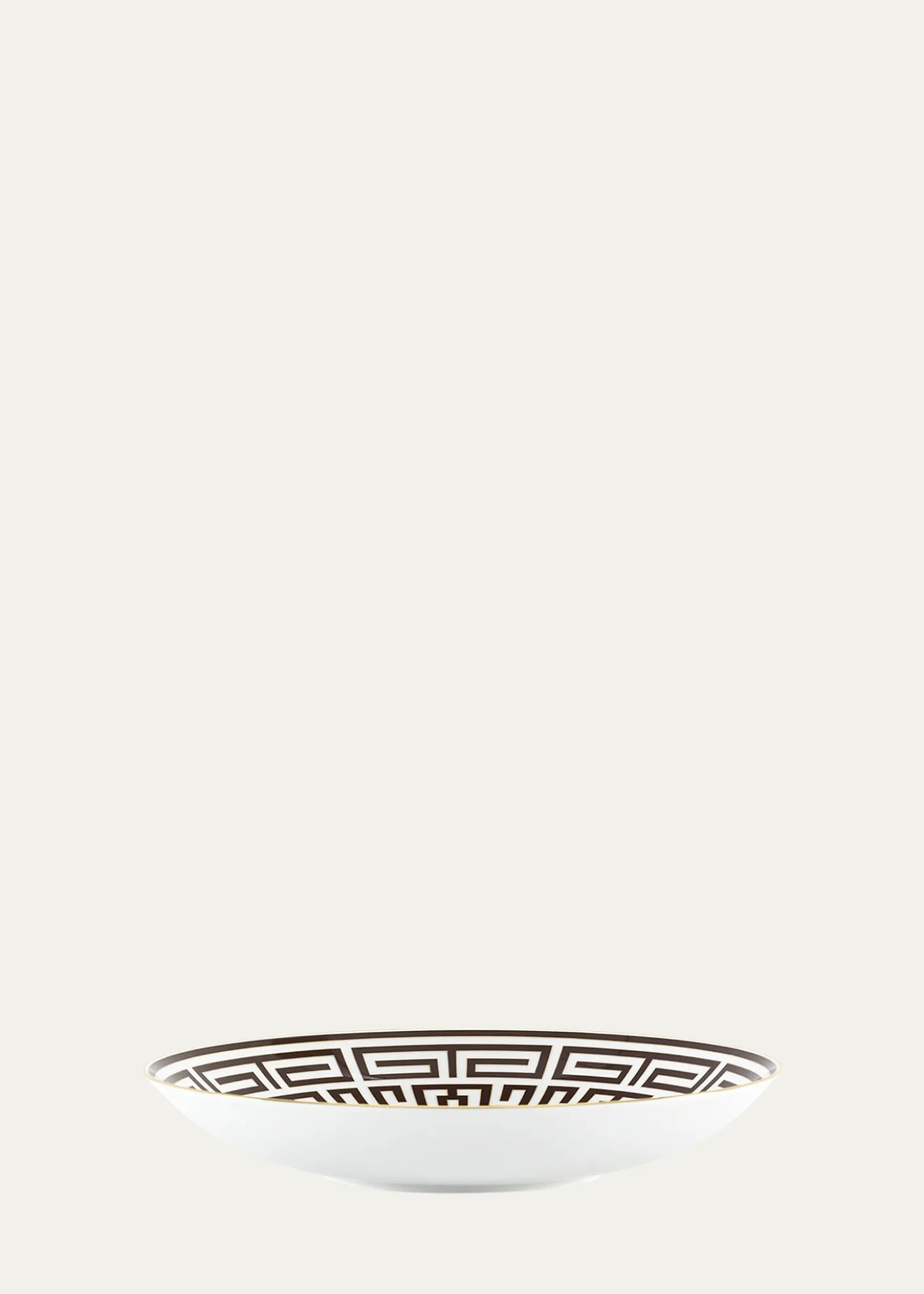 GINORI 1735Labirinto Ebano Charger Plate, Venezia Shape