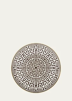 GINORI 1735Labirinto Ebano Charger Plate, Venezia Shape
