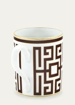 GINORI 1735Labirinto Ebano Mug, 12.8 oz.