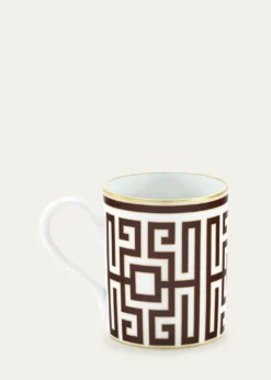 GINORI 1735Labirinto Ebano Mug, 12.8 oz.