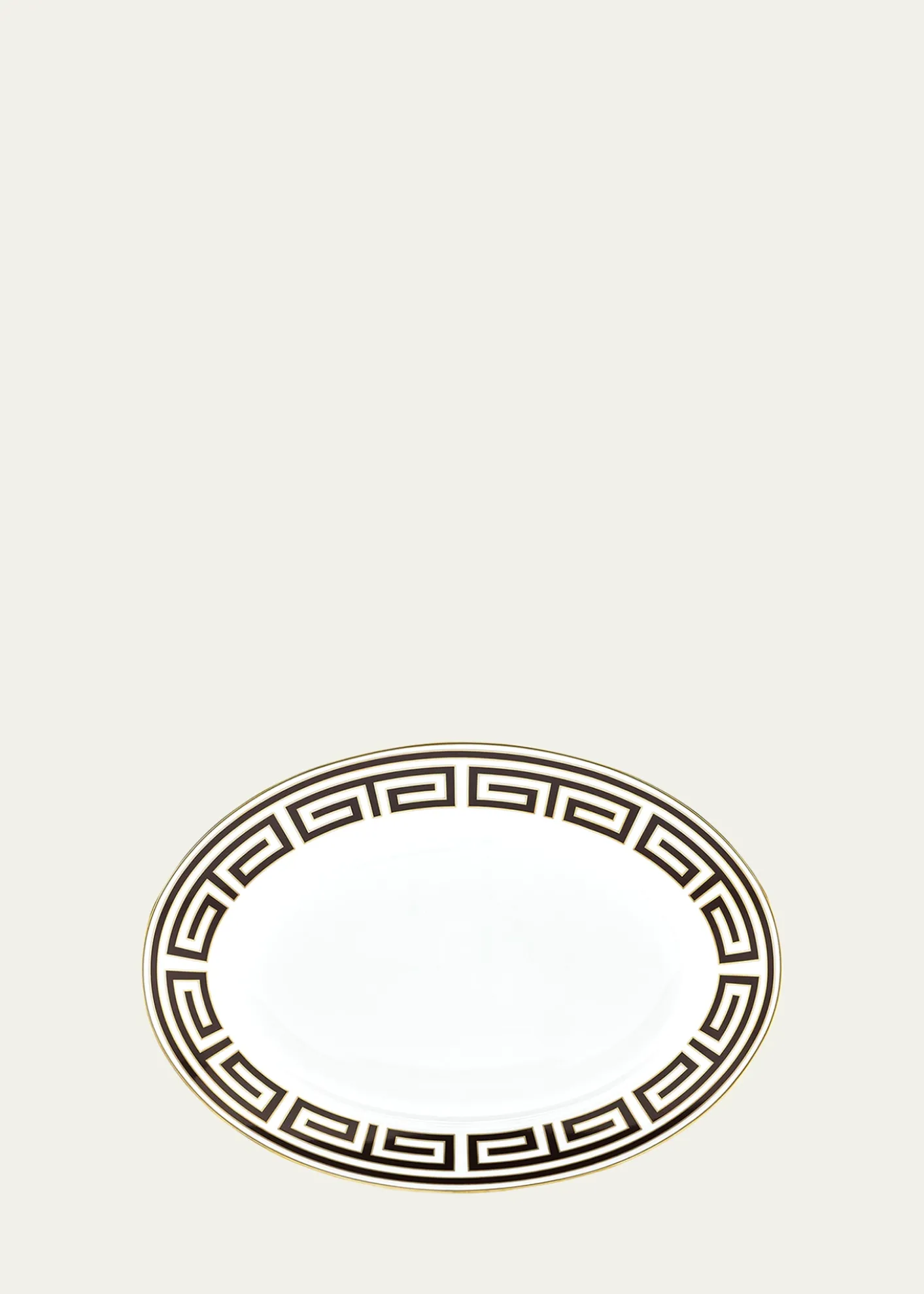 GINORI 1735Labirinto Ebano Oval Flat Platter