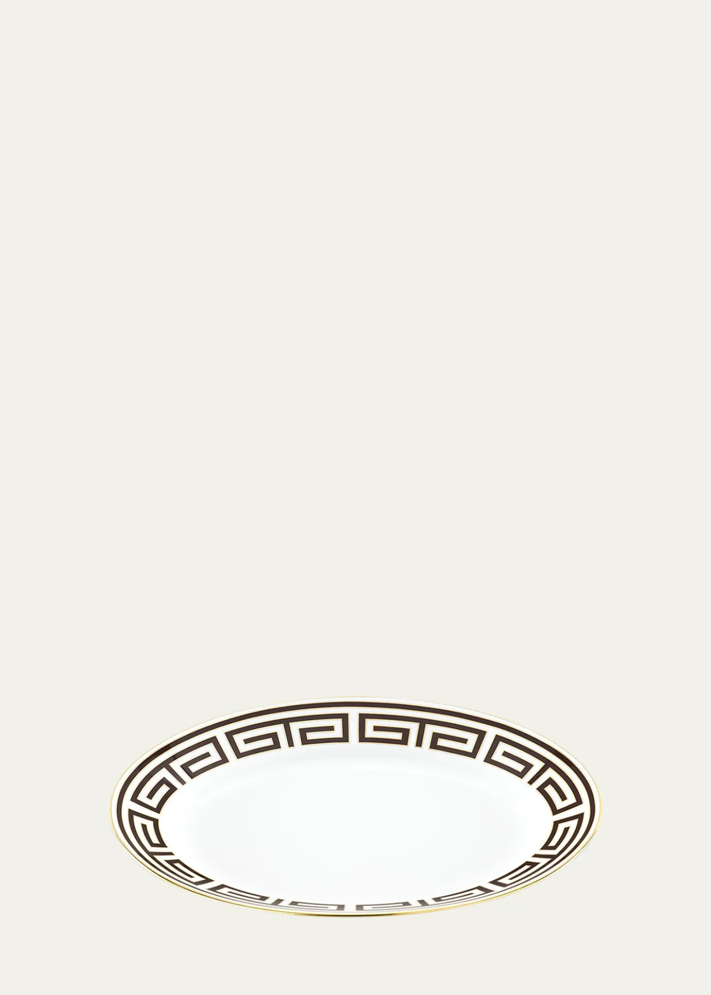 GINORI 1735Labirinto Ebano Oval Flat Platter