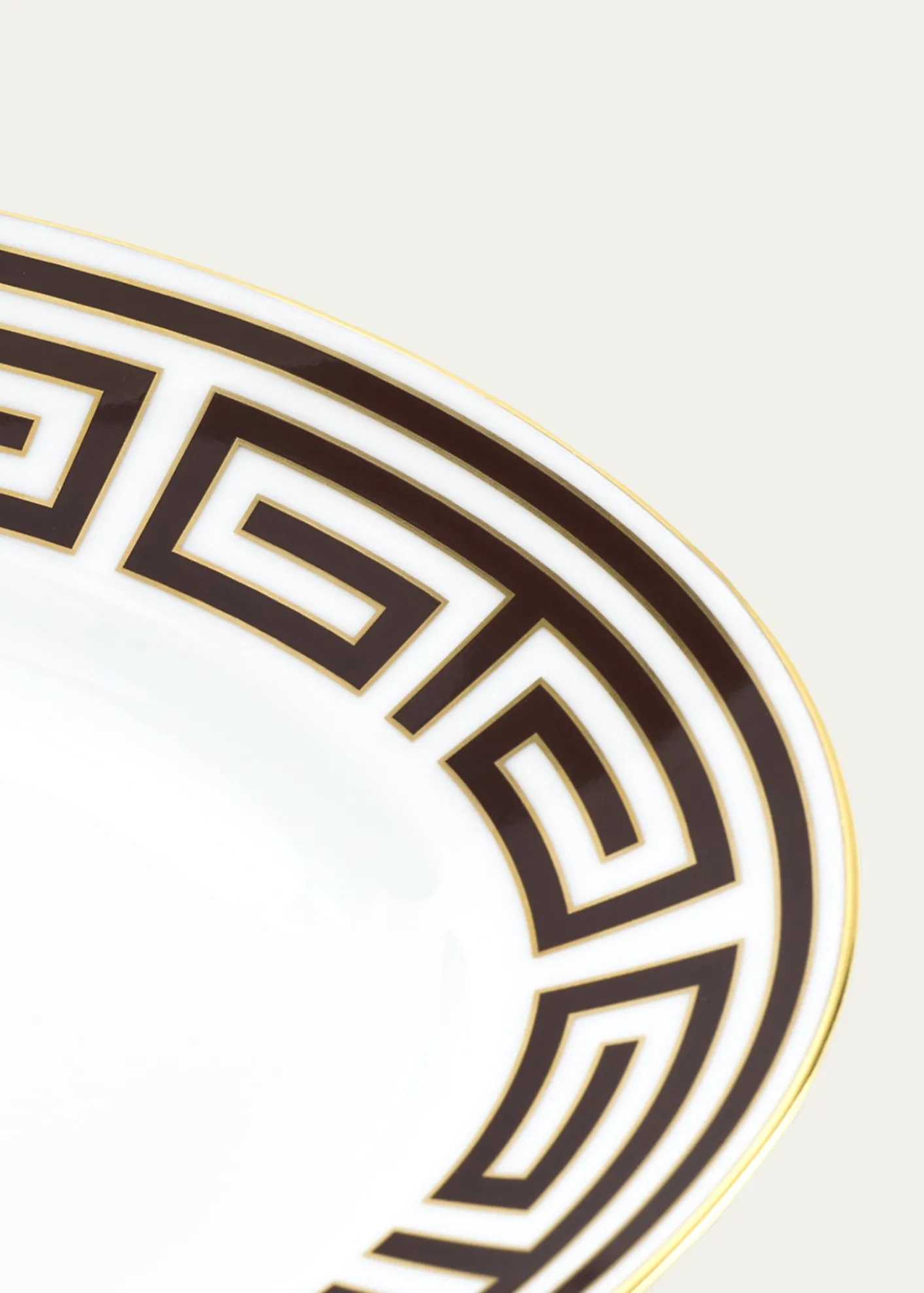 GINORI 1735Labirinto Ebano Oval Flat Platter