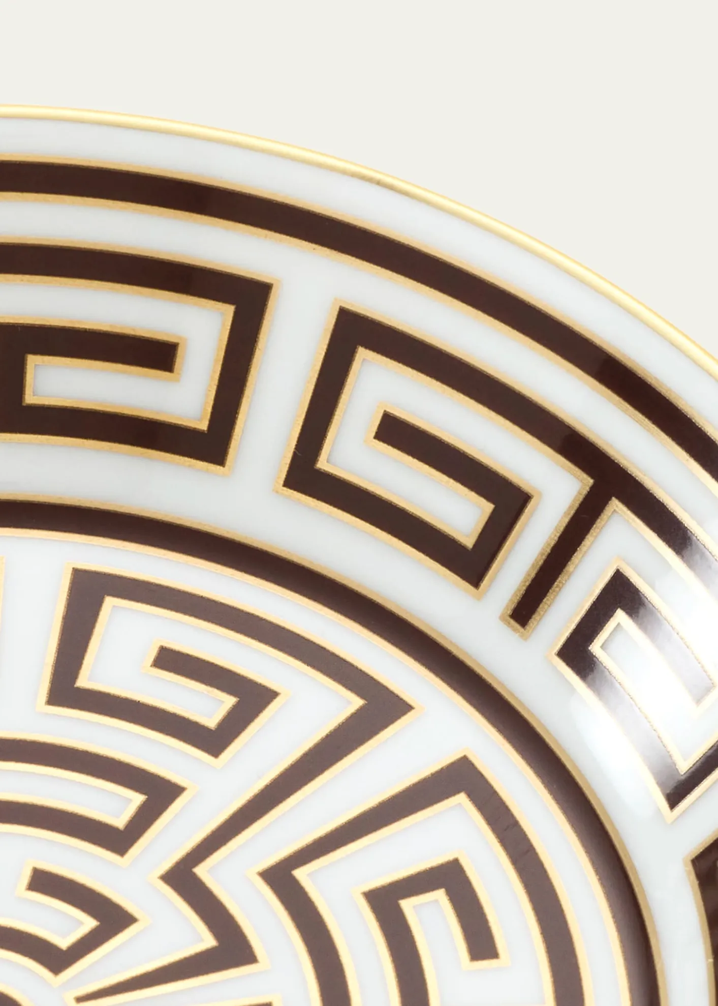 GINORI 1735Labirinto Ebano Tea Saucer