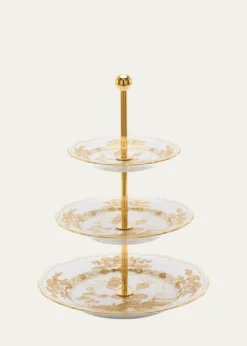 GINORI 1735Oriente Italiano Aurum 3-Tier Stand