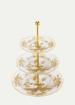 GINORI 1735Oriente Italiano Aurum 3-Tier Stand