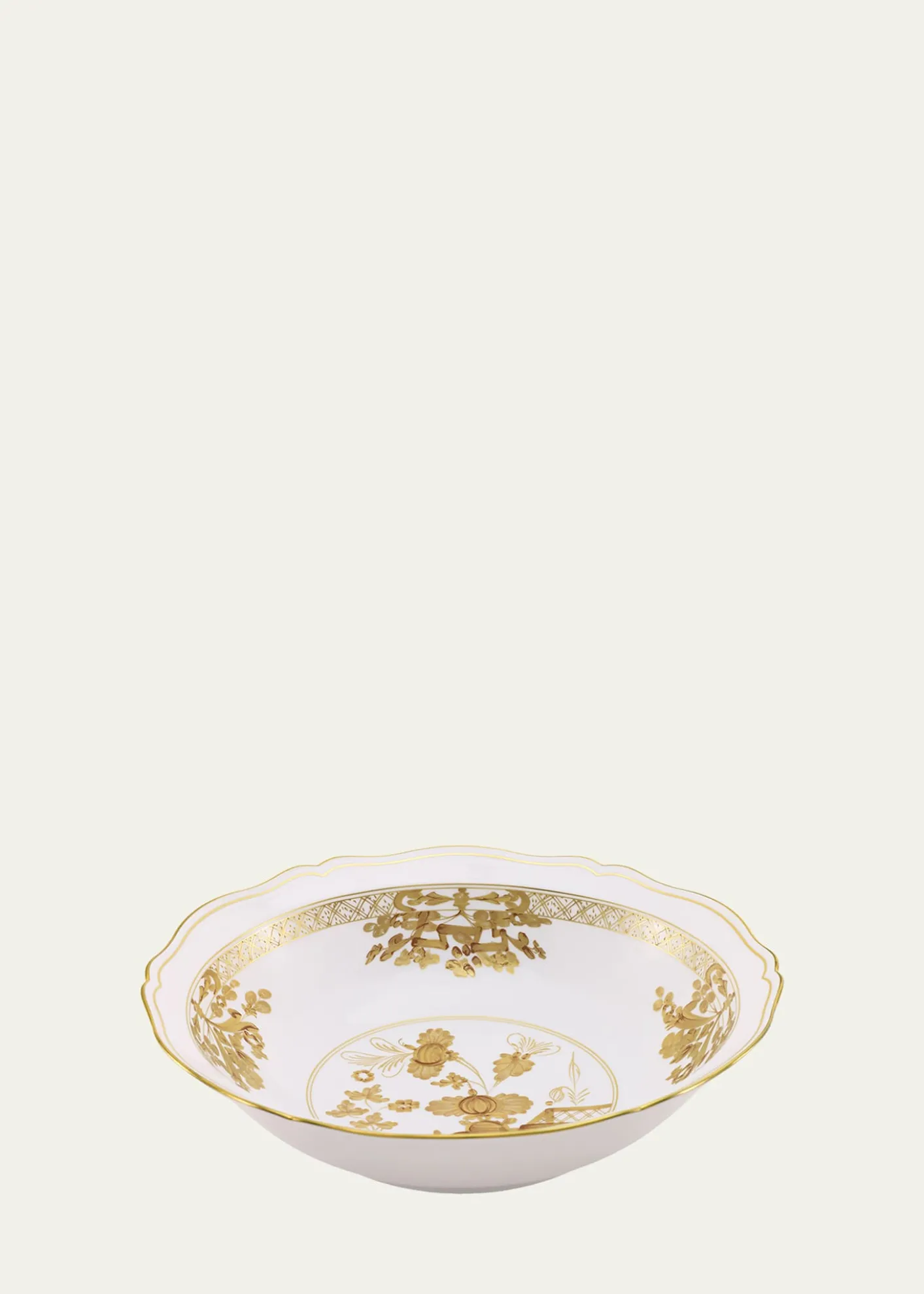 GINORI 1735Oriente Italiano Aurum Deep Round Serving Bowl