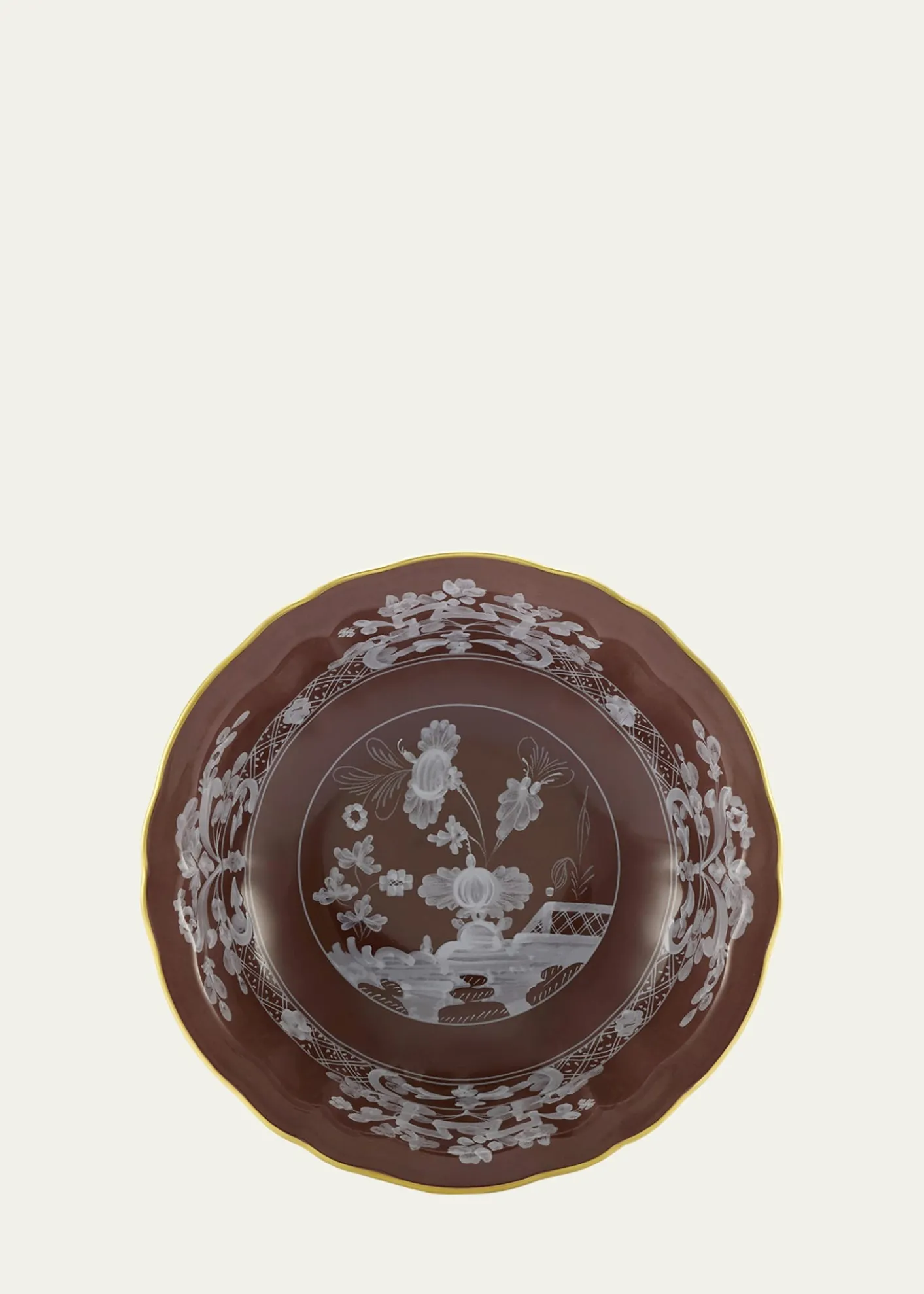 GINORI 1735Oriente Italiano Bowl, Castagna