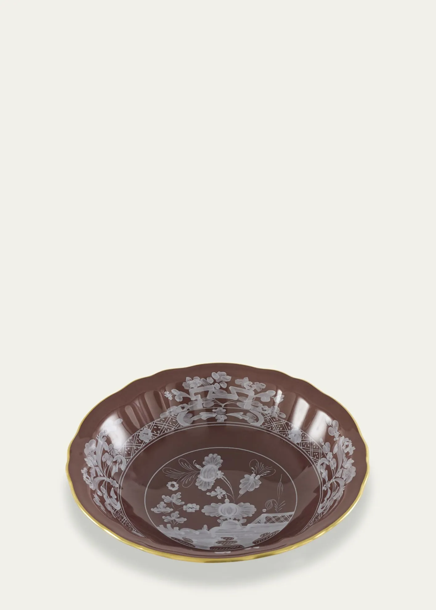 GINORI 1735Oriente Italiano Bowl, Castagna