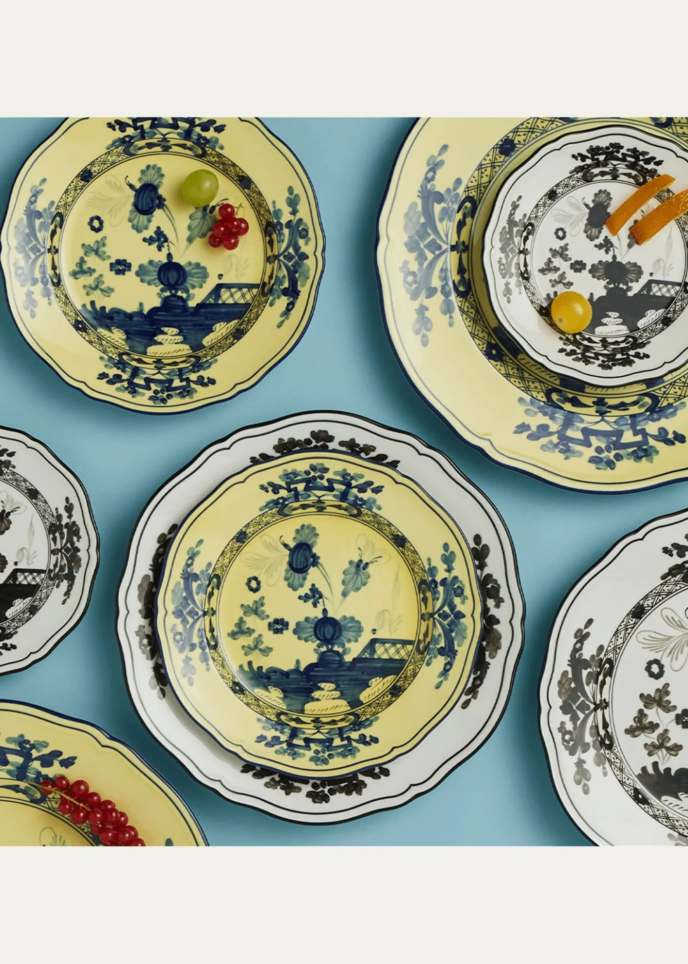 GINORI 1735Oriente Italiano Bread Plate, Citrino