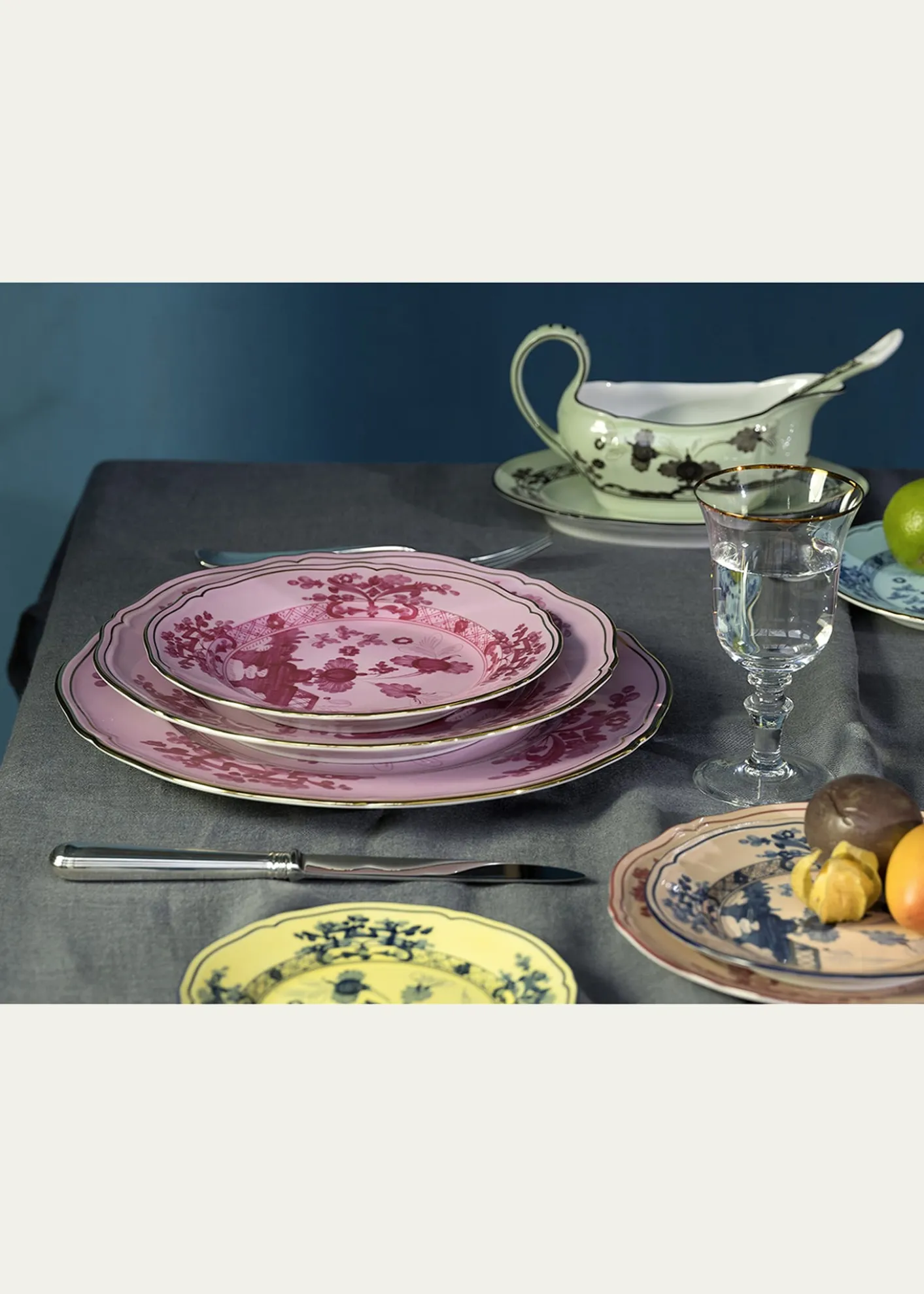 GINORI 1735Oriente Italiano Bread & Butter Plate, Malachite
