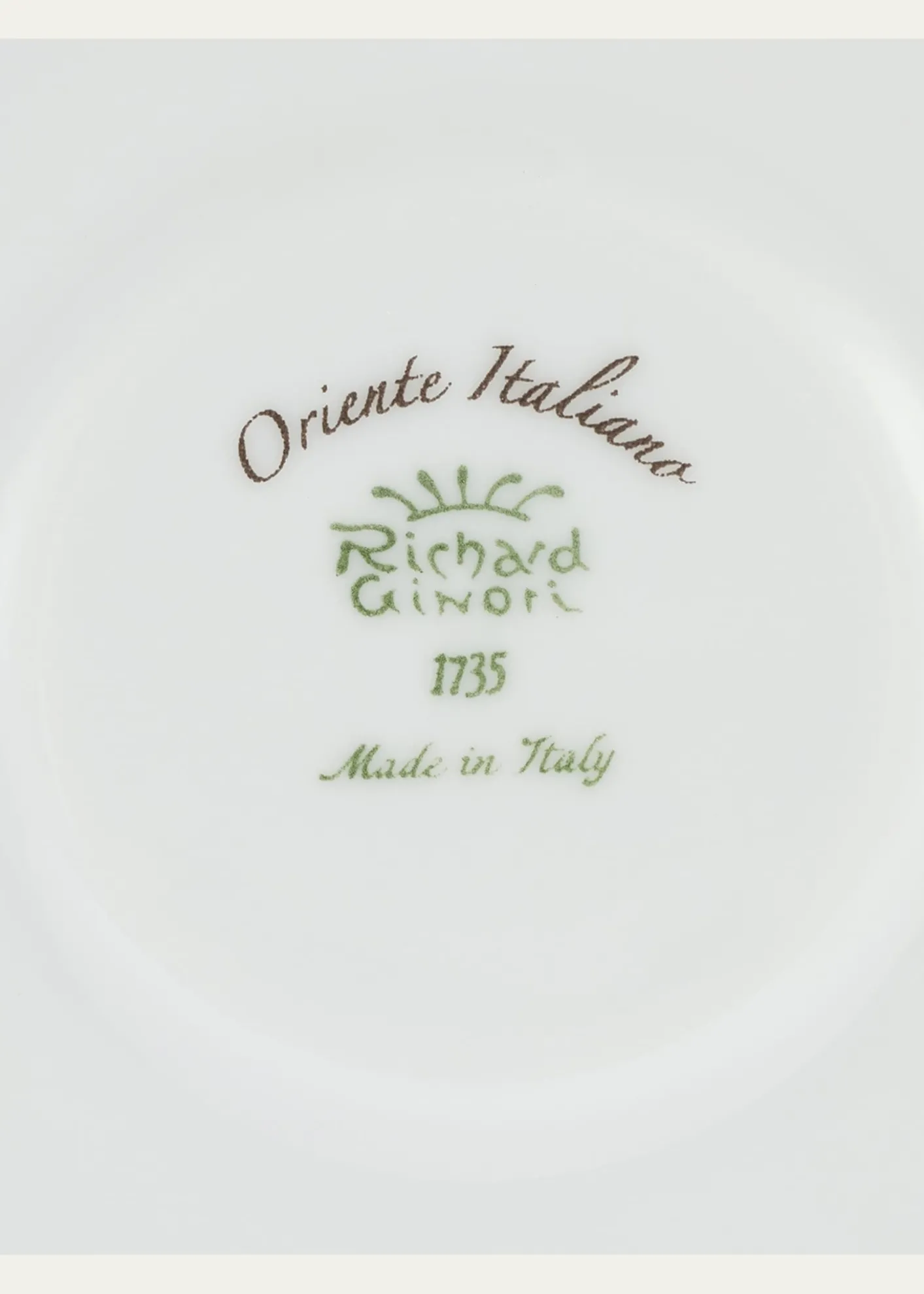 GINORI 1735Oriente Italiano Castagna Teacup, 7.43 oz.