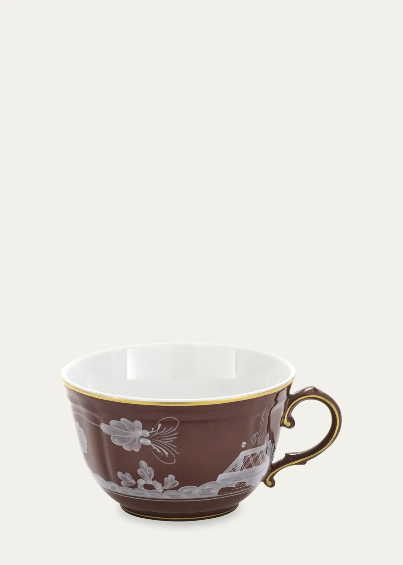 GINORI 1735Oriente Italiano Castagna Teacup, 7.43 oz.