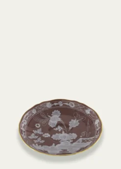 GINORI 1735Oriente Italiano Coffee Saucer, Castagna