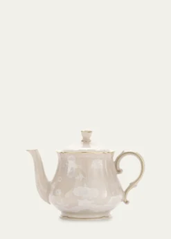 GINORI 1735Oriente Italiano Meringa Teapot for 6, 24 oz.